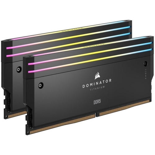 CORSAIR Kit Memorie CORSAIR Dominator Titanium RGB Black Intel XMP 3.0 48GB, DDR5-7200MHz, CL36 - IT-Fashion.ro