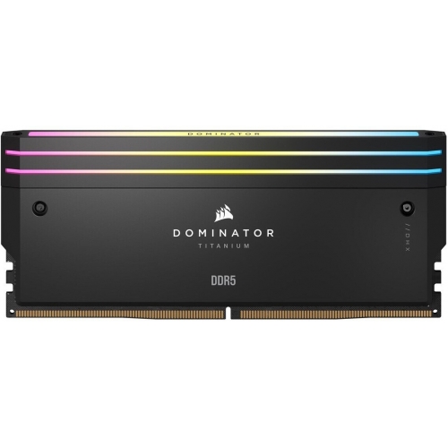 CORSAIR Kit Memorie CORSAIR Dominator Titanium RGB Black Intel XMP 3.0 48GB, DDR5-7200MHz, CL36 - IT-Fashion.ro