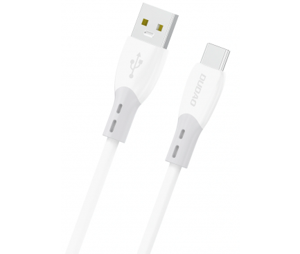 Dudao Cablu de date si incarcare DUDAO L25ST, USB-A - USB-C, 100W, 1m, Alb - IT-Fashion.ro