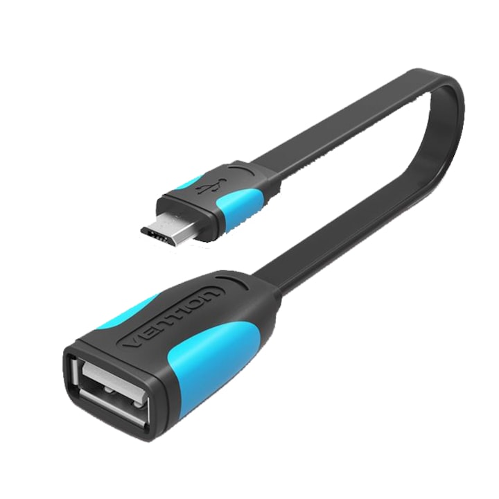 OEM Cablu OTG OEM USB-A mamă - micro USB tată 0.1m - IT-Fashion.ro