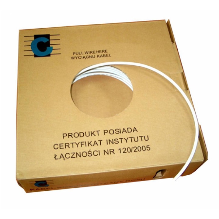 CABLETECH Cablu coaxial KAB0014, 75 Ohm, cupru rola, 150 m - IT-Fashion.ro
