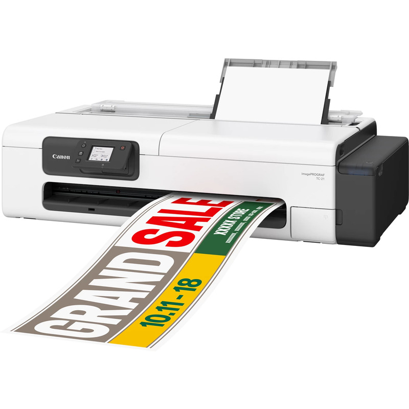 Plotter CANON imagePROGRAF TC-21, 24 inch, A1, Alb - Imagine 4