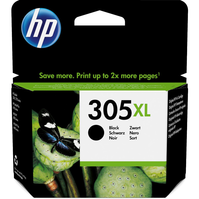 Cartus original HP 305XL, 240 pagini, Black - Imagine 1