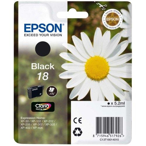 EPSON Cartus Cerneala Epson 18 Black - C13T18014012 - IT-Fashion.ro