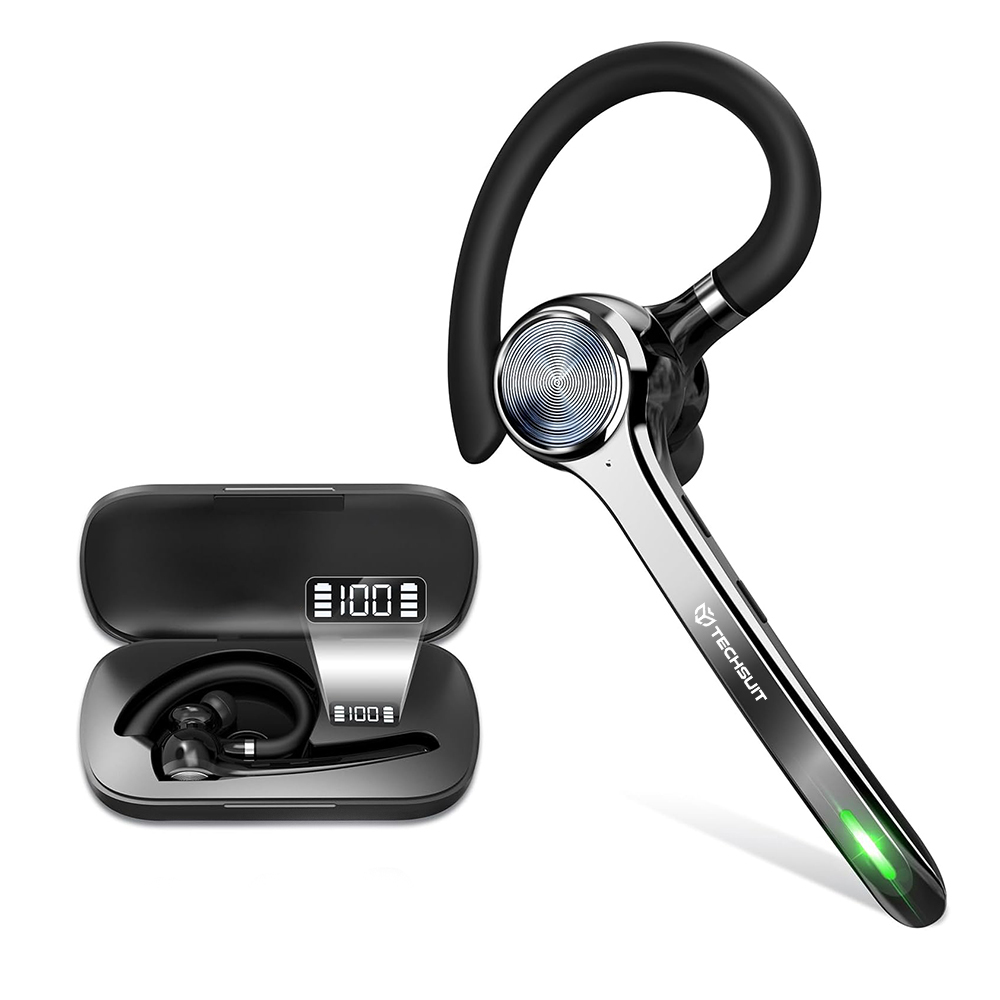 TECHSUIT Casca Bluetooth Techsuit NeXound G7 KF2348472, Bluetooth 5.1, Raza de transmisie pana la 10 metri, Negru - IT-Fashion.ro
