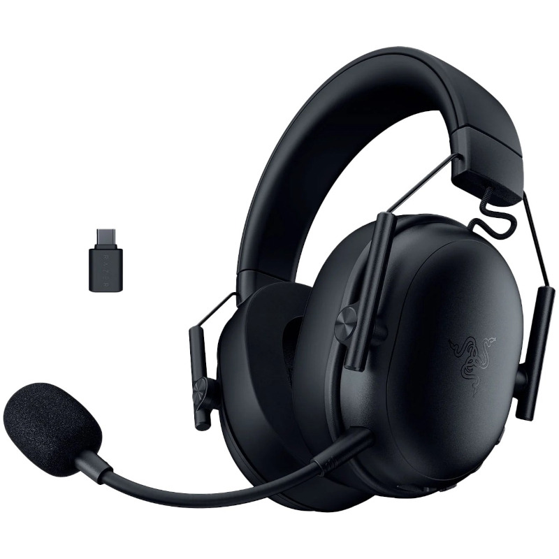 Casti gaming cu microfon RAZER Blackshark V3 X Hyperspeed, 50 mm, Bluetooth/USB, Black - Imagine 3