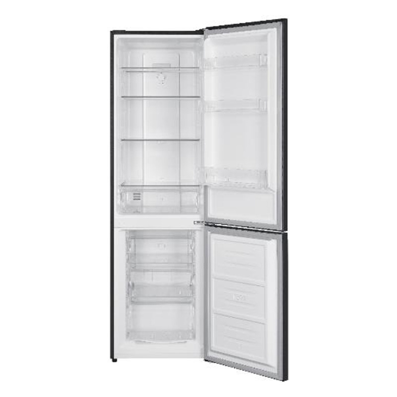 HEINNER Combina frigorifică HEINNER HCNF-HM253INVDGD, 253L, No Frost, Inverter, Clasa D, Black - IT-Fashion.ro