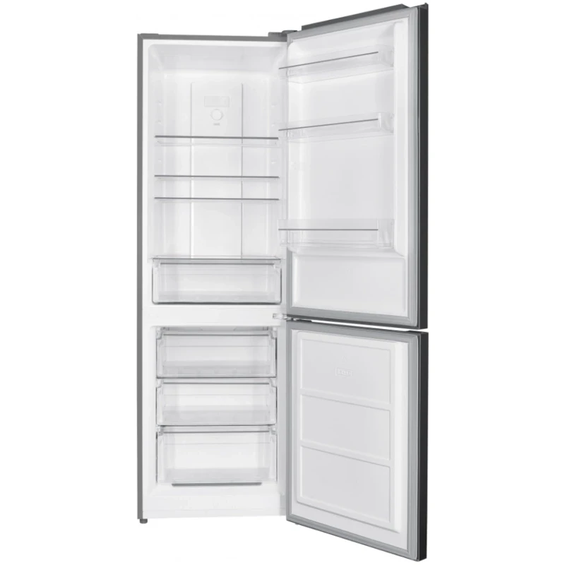HEINNER Combina frigorifică HEINNER HCNF-HM293INVXD, 293L, Total No Frost, Clasa D, Inox, 186cm, Gray - IT-Fashion.ro