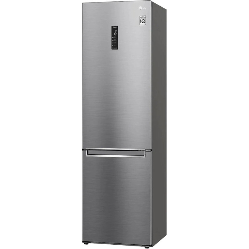 LG Combina frigorifică LG GBB62PZFGN, 384L, No Frost, DoorCooling+, SmartThinQ, Clasa D, 203cm, Silver - IT-Fashion.ro