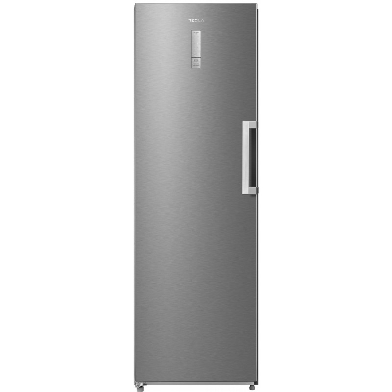 TESLA Congelator vertical TESLA RU2700FMX, 273L, Total No Frost, Clasa E, Convertibil Frigider, Display, Inox, 185cm, Silver - IT-Fashion.ro