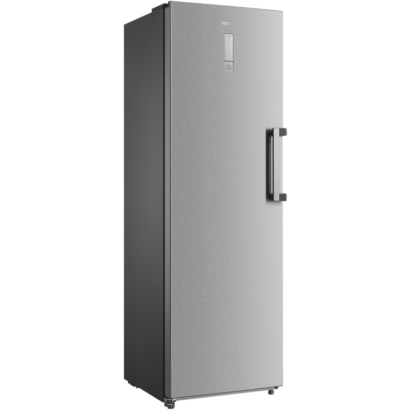 TESLA Congelator vertical TESLA RU2700FMX, 273L, Total No Frost, Clasa E, Convertibil Frigider, Display, Inox, 185cm, Silver - IT-Fashion.ro
