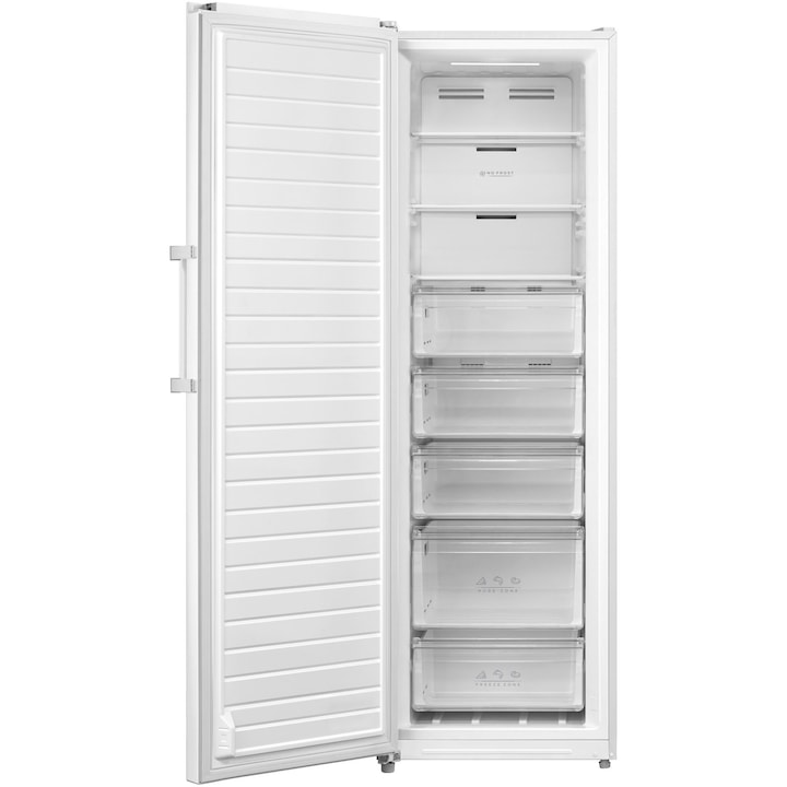 TESLA Congelator vertical TESLA RU2700FM, 273L, Total No Frost, Clasa E, funcție frigider, H 185 cm, White - IT-Fashion.ro