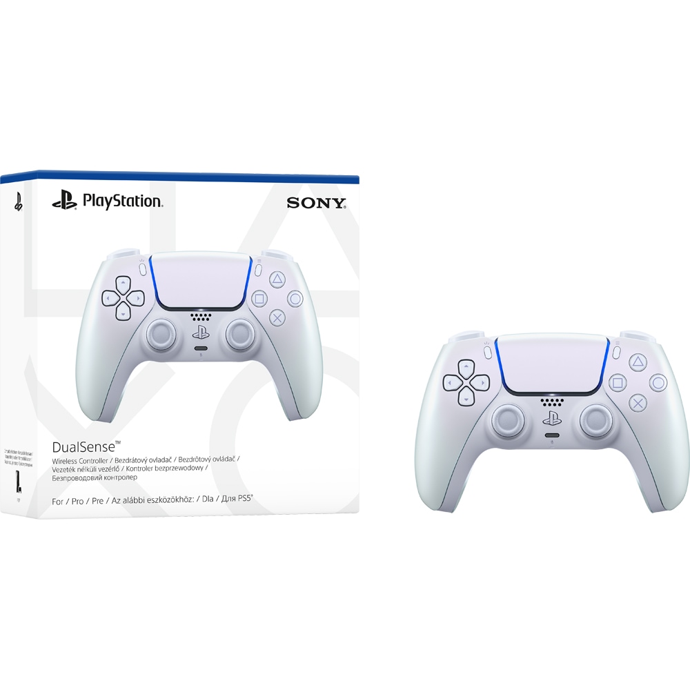 Controller Wireless SONY DualSense pentru PlayStation 5, Chroma Pearl - Imagine 5