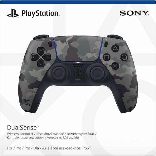 Controller Wireless SONY DualSense pentru PlayStation 5, Gray Camo - Imagine 6