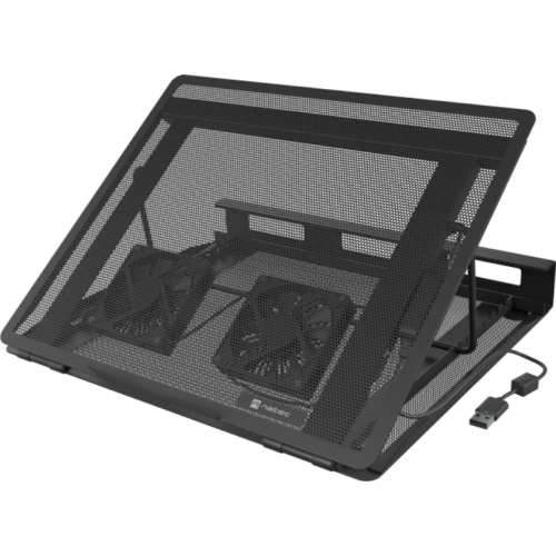 Natec Cooler Pad NATEC by Genesis Tern 2 Plus, Black - IT-Fashion.ro