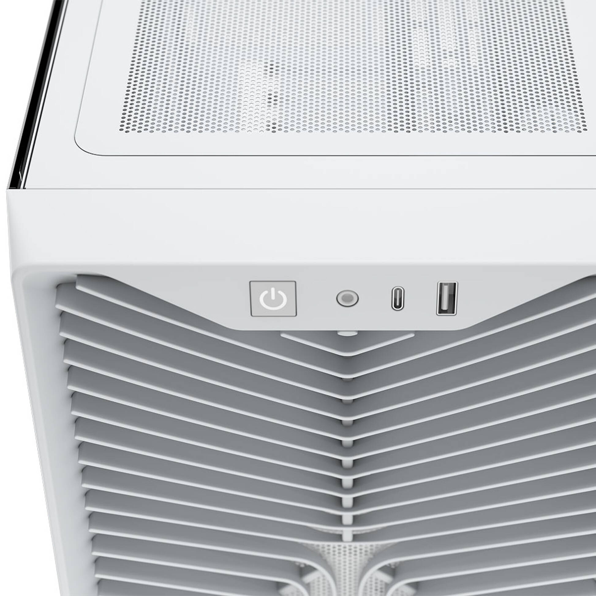CORSAIR Carcasă CORSAIR 3200D RS, RGB Airflow, Mid-Tower, ATX, White - IT-Fashion.ro
