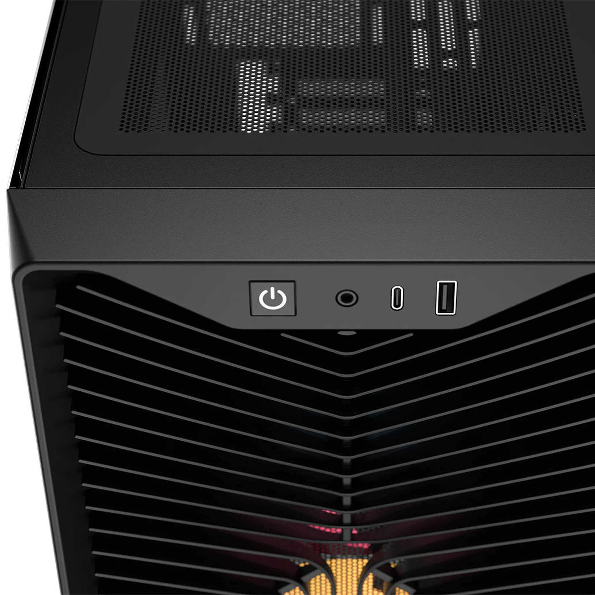 CORSAIR Carcasă PC CORSAIR 3200D RS ARGB, Mid Tower, ATX, Tempered Glass, Black - IT-Fashion.ro