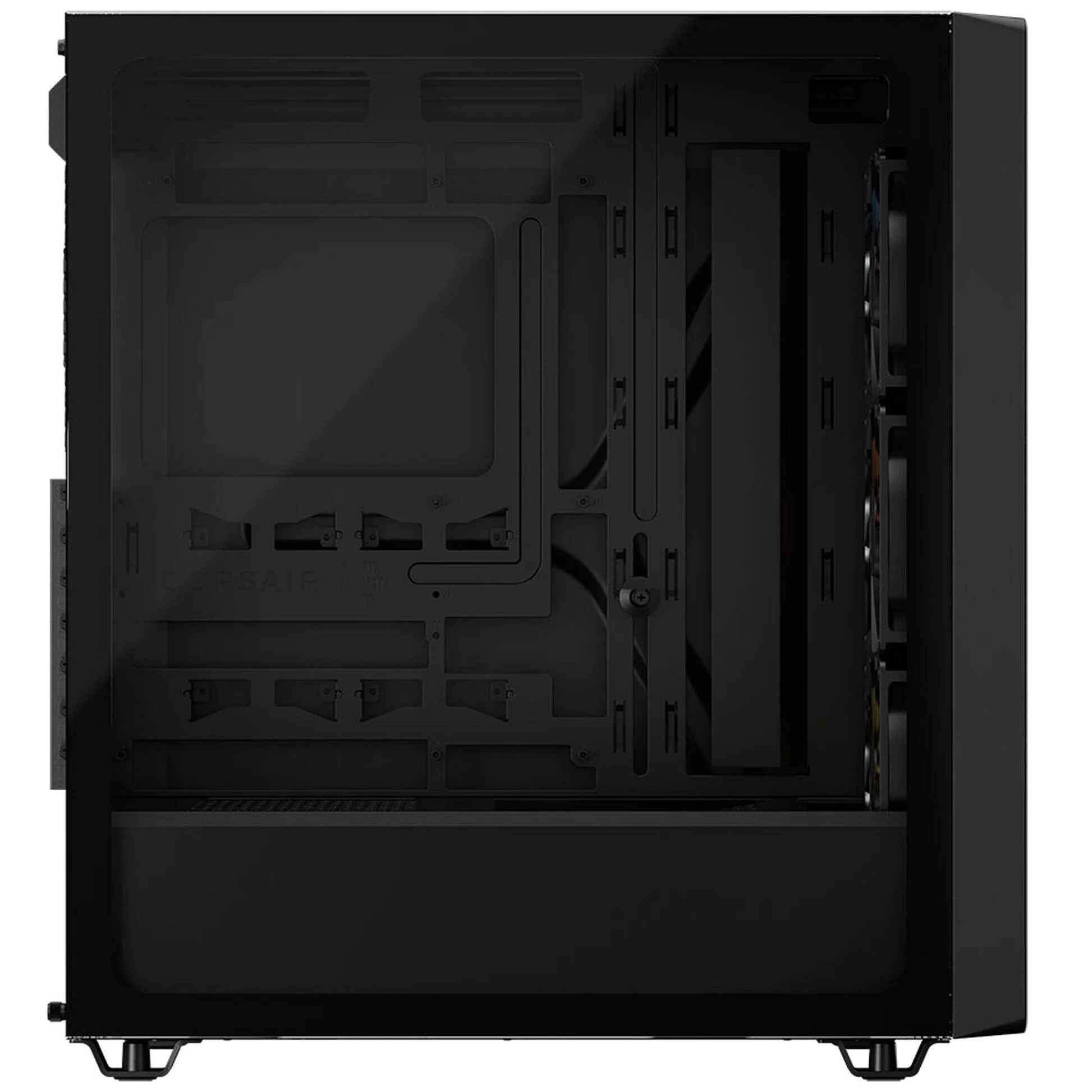 Carcasă PC CORSAIR 3200D RS ARGB, Mid Tower, ATX, Tempered Glass, Black - Imagine 4