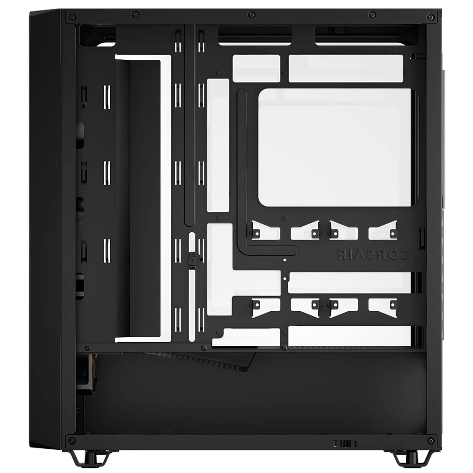 Carcasă PC CORSAIR 3200D RS ARGB, Mid Tower, ATX, Tempered Glass, Black - Imagine 6