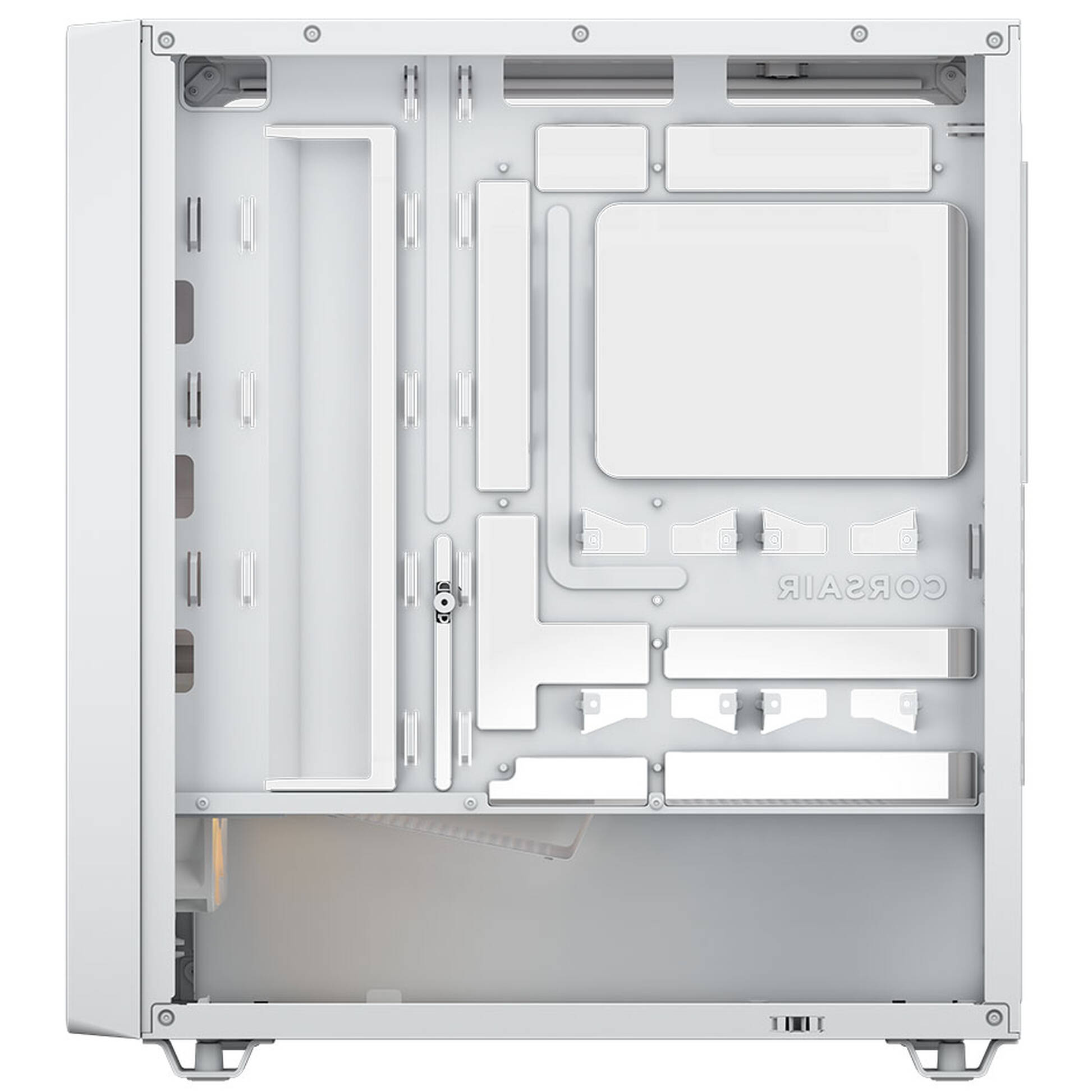 Carcasă PC CORSAIR 3200D RS ARGB, Mid Tower, ATX, Tempered Glass, White - Imagine 6