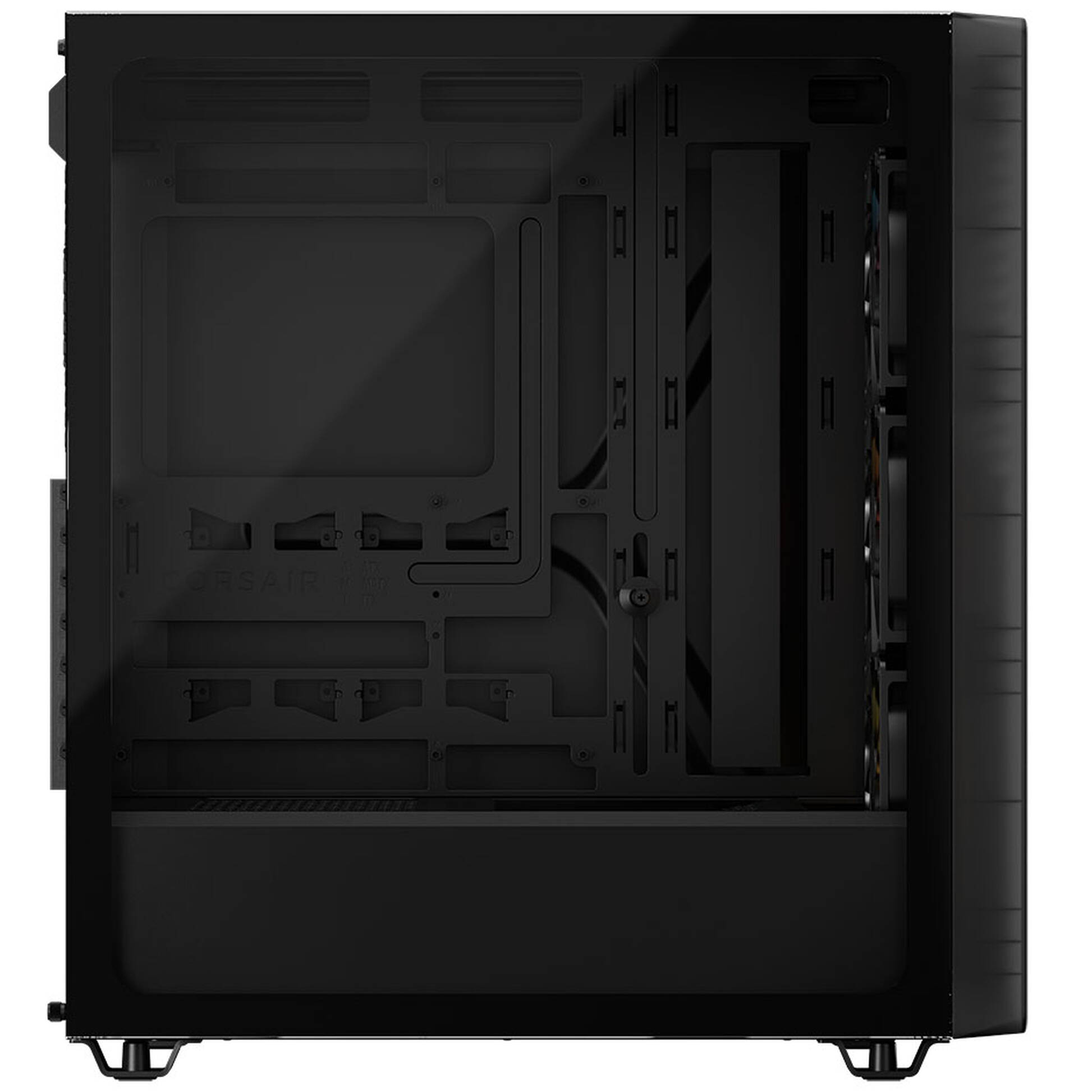 Carcasă PC CORSAIR 3200D RS ARGB, Mid Tower, ATX, Tempered Glass, Smoke - Imagine 4