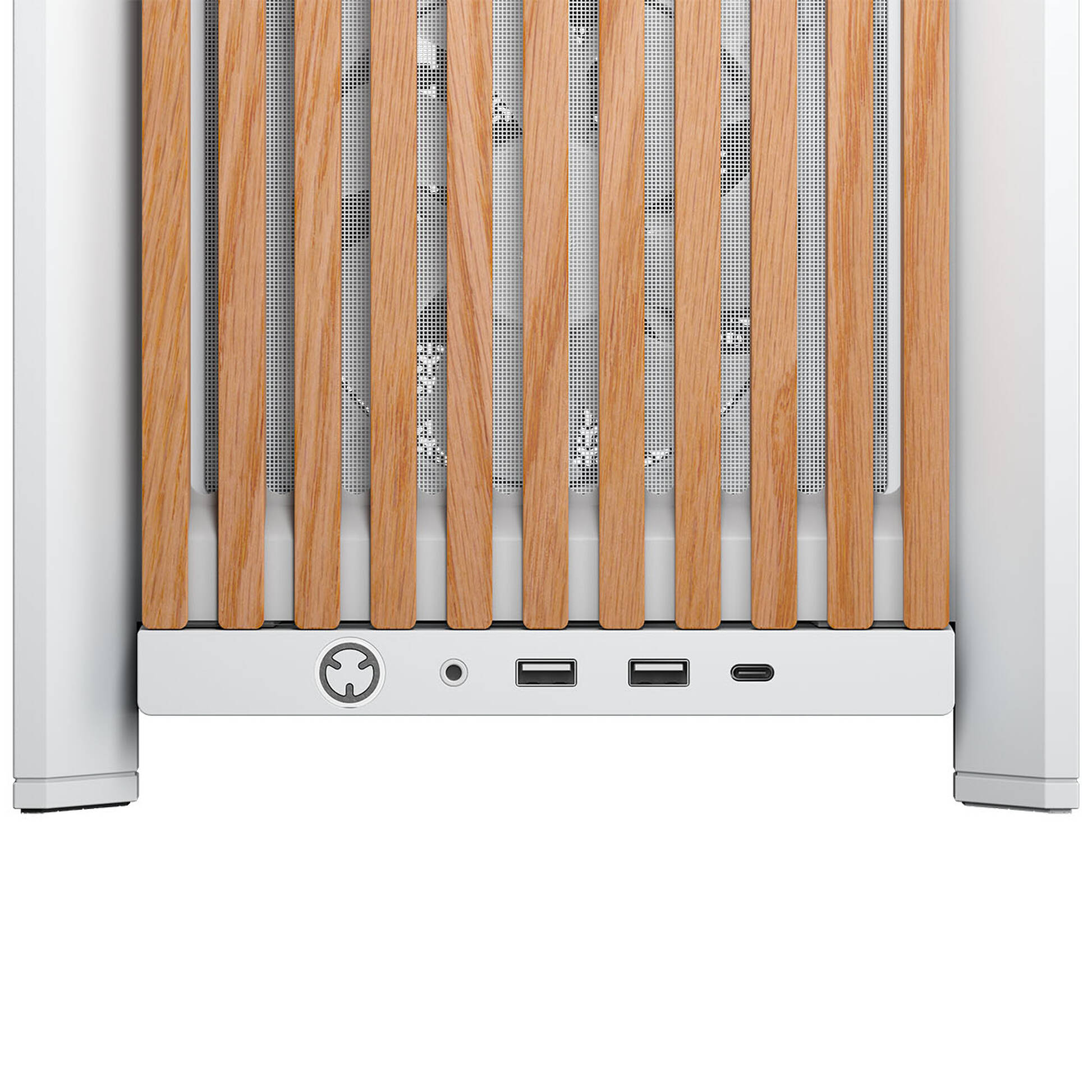 Carcasă CORSAIR FRAME 4000D RS Wood, Mid-Tower, E-ATX, White - Imagine 9