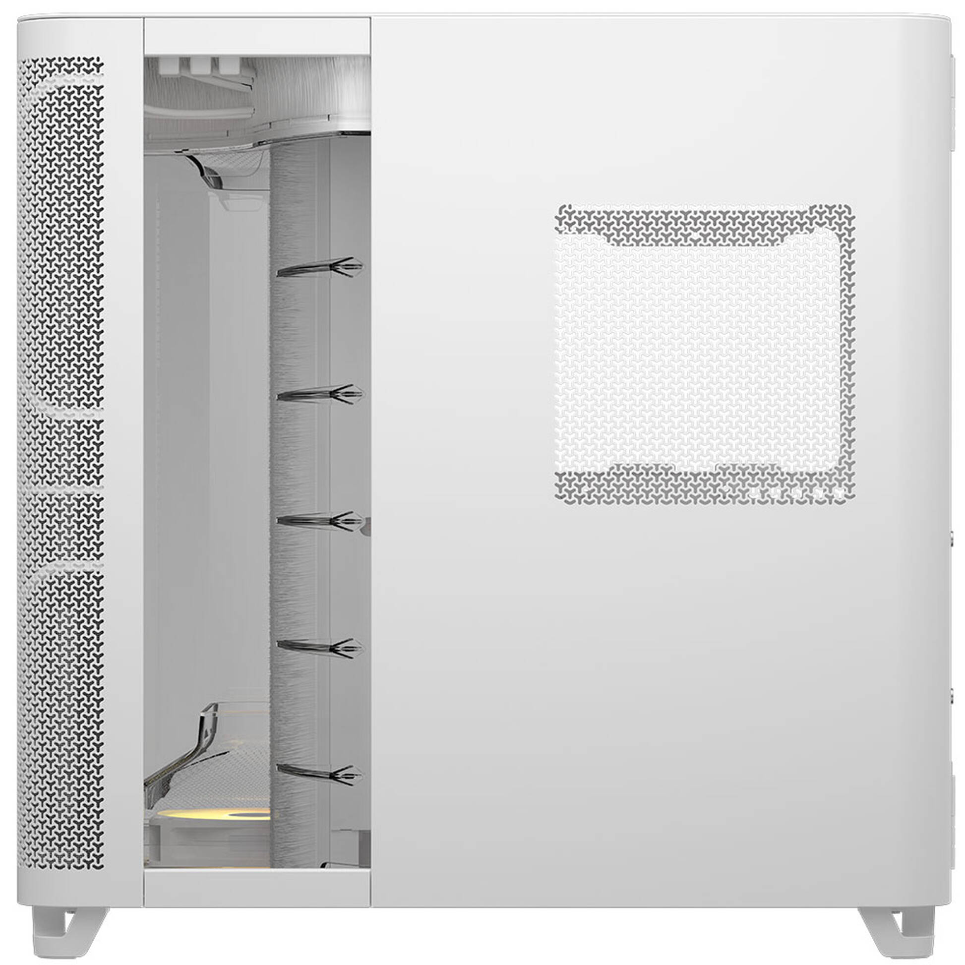 Carcasă CORSAIR AIR 5400 RS-R White ARGB, Mid Tower, Tempered Glass, RGB, E-ATX, ATX, Micro-ATX, Mini-ITX, White - Imagine 5