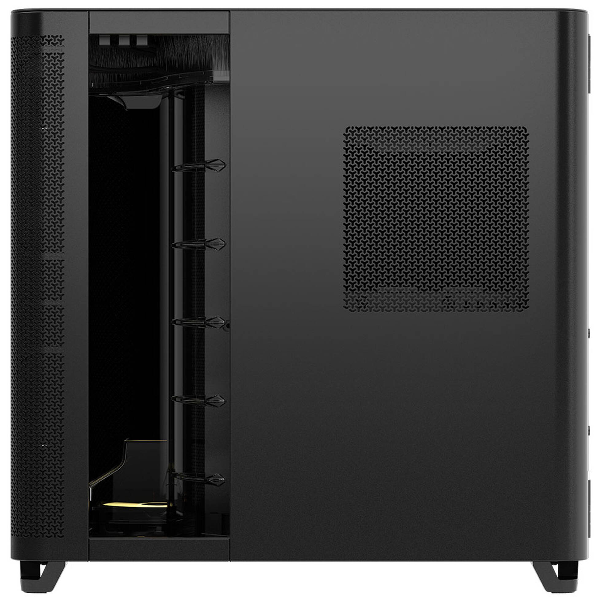 Carcasă CORSAIR AIR 5400 RS-R White ARGB, Mid Tower, Tempered Glass, RGB, E-ATX, ATX, Micro-ATX, Mini-ITX, Black - Imagine 5