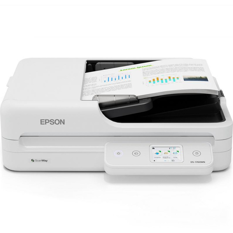 EPSON Scanner EPSON WorkForce DS-1760WN, A4, Duplex Automat - IT-Fashion.ro