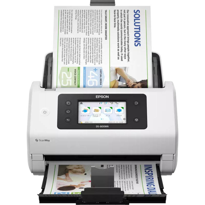 EPSON Scanner EPSON WorkForce DS-800WN, A4, Duplex - IT-Fashion.ro