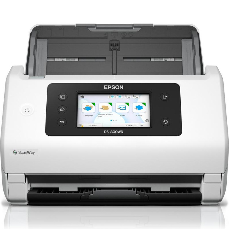 EPSON Scanner EPSON WorkForce DS-800WN, A4, Duplex - IT-Fashion.ro