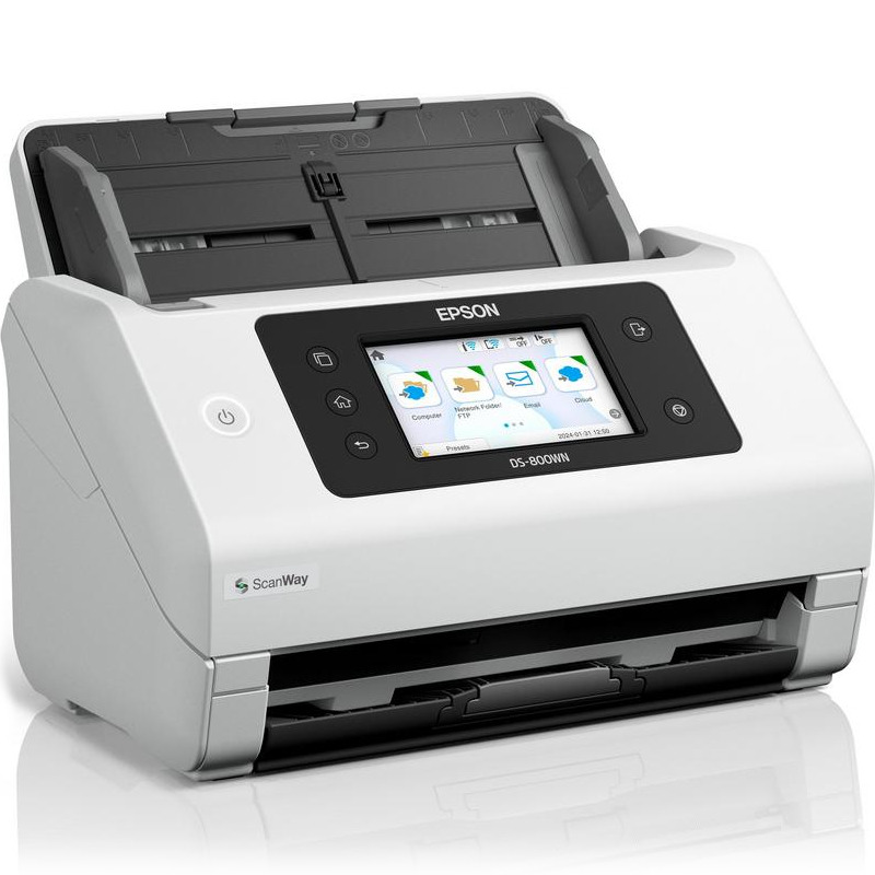 Scanner EPSON WorkForce DS-800WN, A4, Duplex - Imagine 3
