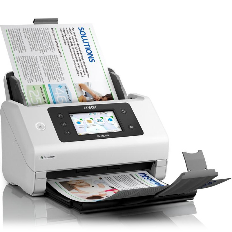 Scanner EPSON WorkForce DS-800WN, A4, Duplex - Imagine 5
