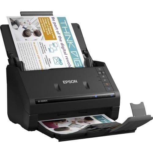 EPSON Scanner EPSON WorkForce ES-500WII, A4, WiFi, USB 3.0 - IT-Fashion.ro