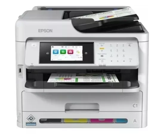 EPSON Multifunctional Epson WorkForce Pro WF-M5899DWF, A4, Color, Retea, Wi-Fi, Alb - IT-Fashion.ro