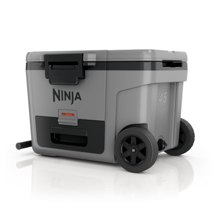 NINJA Lada frigorifica cu roti NINJA FrostVault FB245EUGY, 42L, Dry Zone, Black - IT-Fashion.ro