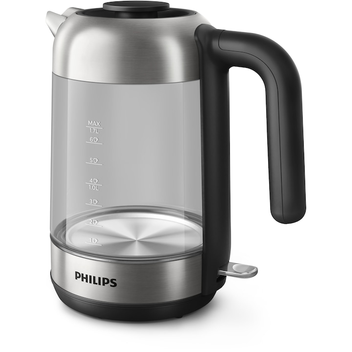 PHILIPS Fierbator electric PHILIPS HD9339/80, 1850-22000W, 1.7l, Argintiu/Negru - IT-Fashion.ro