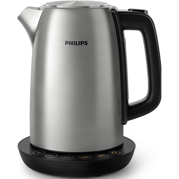 PHILIPS Fierbator electric PHILIPS Avance Collection HD9359/90, 22000W, 1.7l, Argintiu/Negru - IT-Fashion.ro