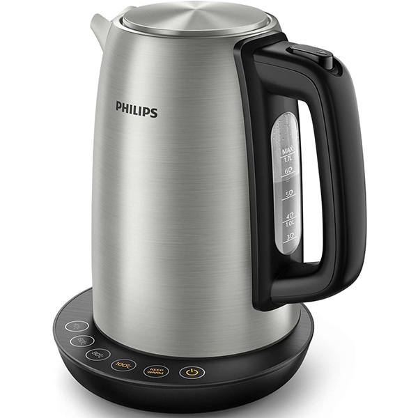 PHILIPS Fierbator electric PHILIPS Avance Collection HD9359/90, 22000W, 1.7l, Argintiu/Negru - IT-Fashion.ro