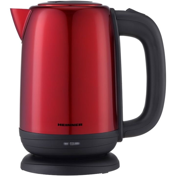 HEINNER Fierbator electric HEINNER HEK-2200RDSS, 1850-22000W, 1.7l, Rosu - IT-Fashion.ro