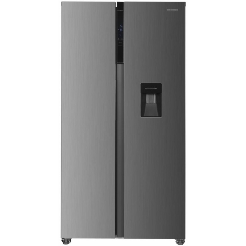 Frigider Side by Side HEINNER HSBS-HM439NFINVXWDD, 439L, No Frost, Inverter, Dozator apă, Clasa D, Black - Imagine 1