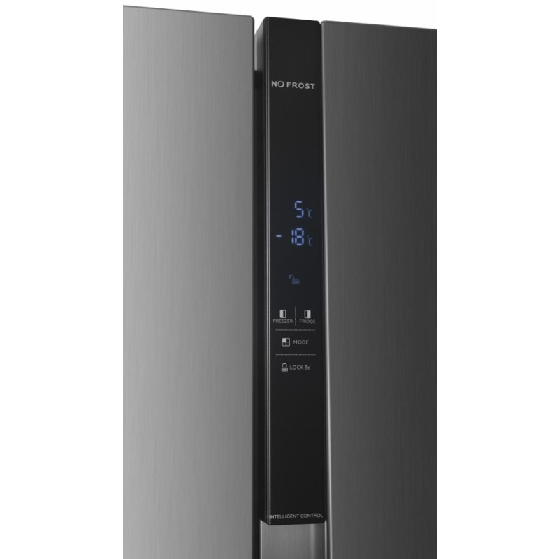 Frigider Side by Side HEINNER HSBS-HM439NFINVXWDD, 439L, No Frost, Inverter, Dozator apă, Clasa D, Black - Imagine 4