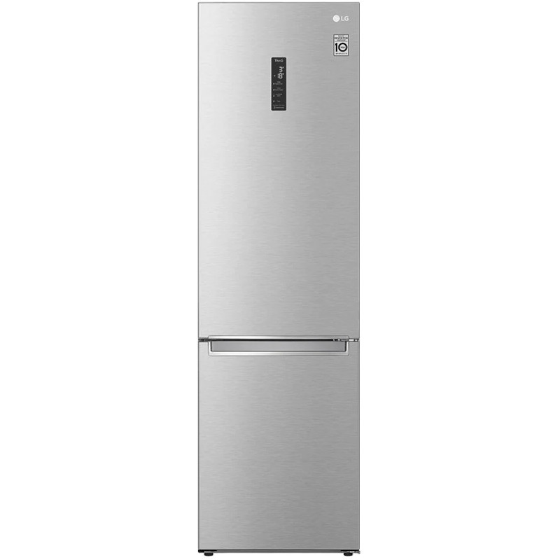 LG Frigider combinat LG GBB72NSUGN, 384L, No Frost, Wi-Fi, Inox anti-amprente, Clasa D, Silver - IT-Fashion.ro