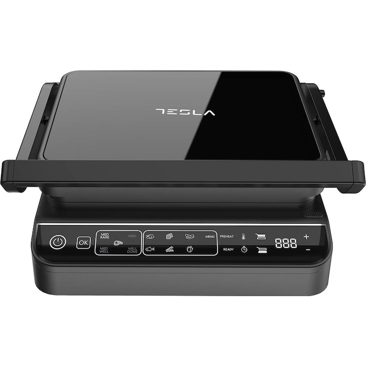 TESLA Grătar electric TESLA GR500BG, 2000W, Black - IT-Fashion.ro