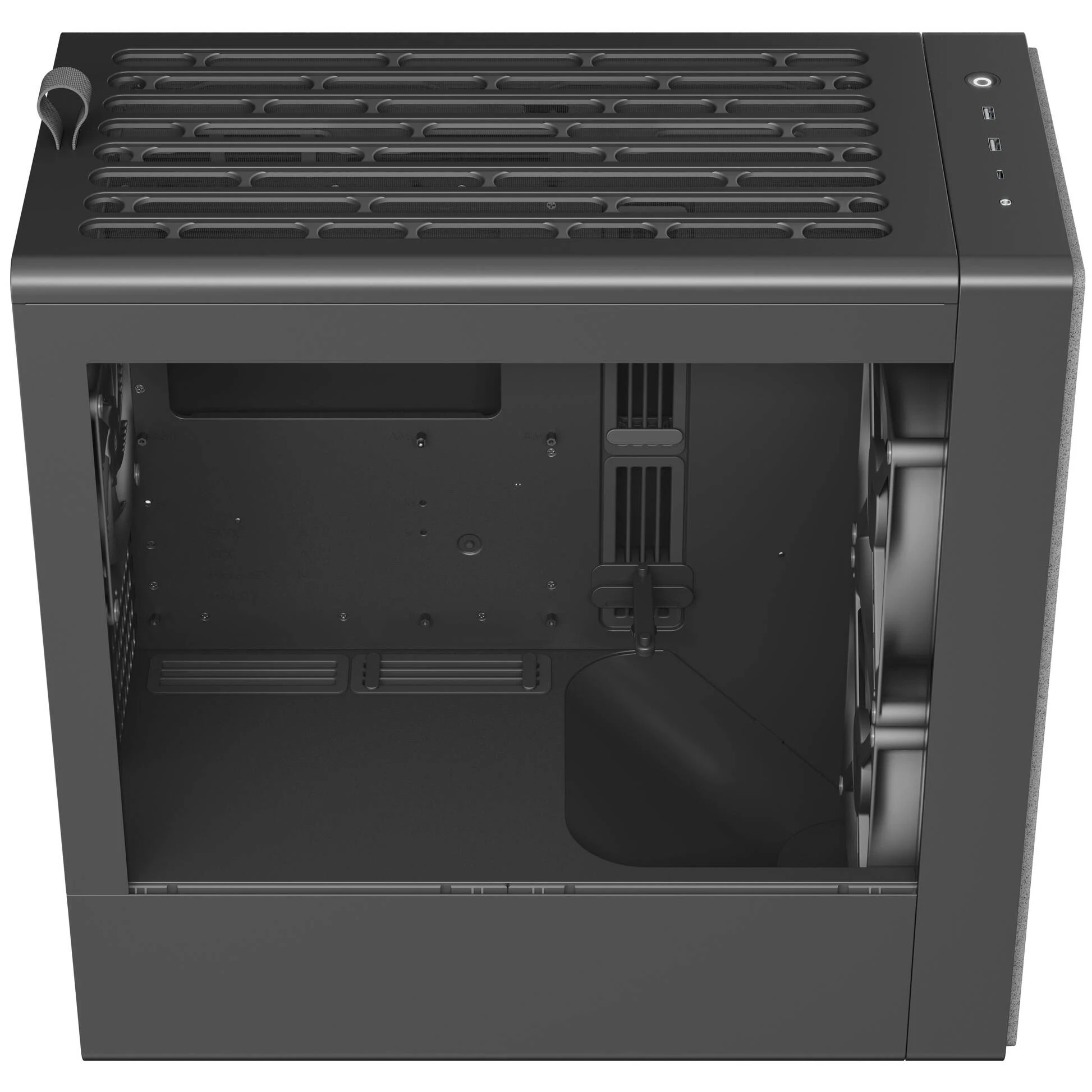 Carcasa HAVN BF 360 Flow HVN-CA-BF360-04, E-ATX, Mid Tower, Tempered Glass, Black - Imagine 4