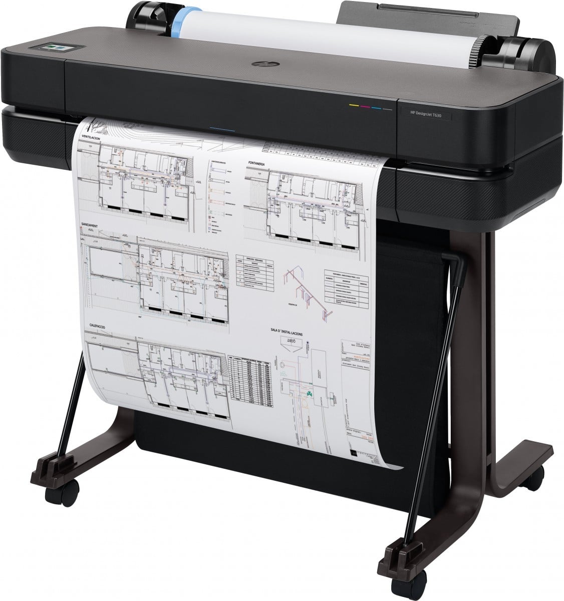 HP Plotter HP DesignJet T630, 24 inch, A1, Black - IT-Fashion.ro