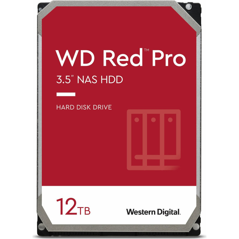 HDD WESTERN DIGITAL Red Pro WD122KFBX, 12TB, SATA-III, 7200 RPM, 3.5 inch - Imagine 1