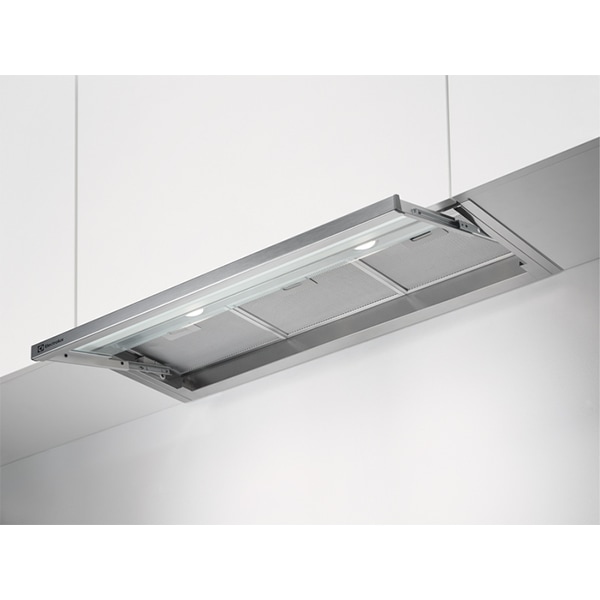 Electrolux Hotă telescopică incorporabilă ELECTROLUX LFP539X, 90 cm, inox, 600 m³/h, LED, Silver - IT-Fashion.ro