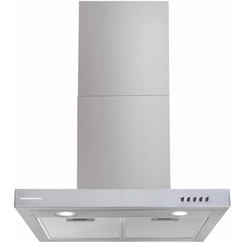 Hota telescopică HEINNER HDCH-360TSS, 60 cm, Inox, 308 m³/h, 3 trepte, Iluminare LED, Silver - Imagine 2