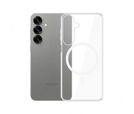 OEM Husa spate OEM MagSafe pentru Samsung Galaxy S25 FE, Transparent - IT-Fashion.ro